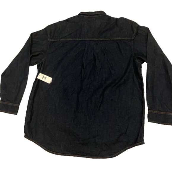 Mode of One Men's Regular-Fit Denim Shirt Wall Street Size XL - Picture 2 of 5